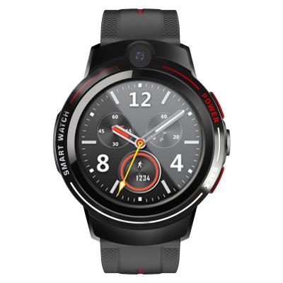 China Wifi 900mAh Battery DA08 Android Smart Watch 4G SIM Card Video Call With 5MP Dual HD Big Camera Unlock Face ID 4G Smart Watch for sale