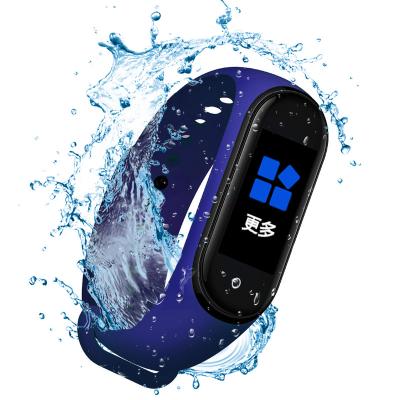 China Touch Screen Waterproof 0.96 Inch M4 Band Heart Blood Pressure Blood Pressure Smart Wristband Rate Monitor Fitness Tracker M4 Waterproof Kids for sale