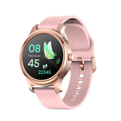 China Fashion Rose Gold Ladies Smrat Watches Touch Screen R2 For Women Health Heart Rate Sport Bluetooth Smart Watch Dynamic Call for sale