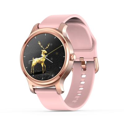 China Smart R2 Digital Touch Screen Sports Watch Women Call Bluetooth Waterproof Round Ladies Smart Watch With Pdometer for sale