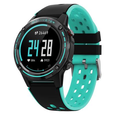 China GPS Navigation GPS Tracker Smartwatch Watch Dual Color Silicone Strap IP67 Waterproof BT Call With M6 Speaker Smart Watch for sale