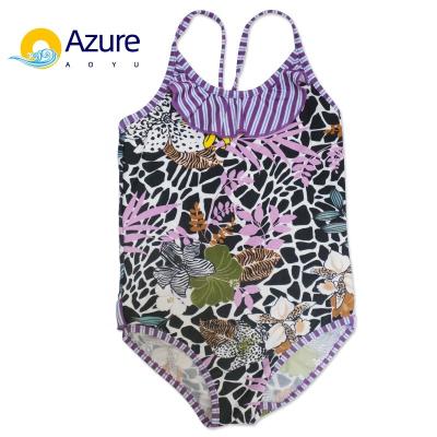 China Plus Size Customized OEM children's swimsuit girls' swimsuit one-piece bikini for sale