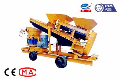 China Automatic Feeding Dry Mix Shotcrete Machine Self Loading Damp Shotcrete Machine for sale