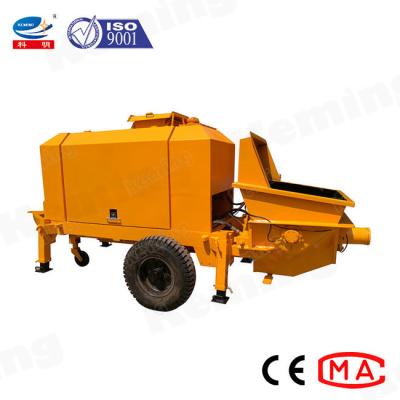 China Discharge Pressure 100m Concrete Pumping Diesel Engine Wet Concrete Gunite for sale