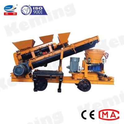 China Self Loading 7.5kW Spraying Wet Mix Shotcrete Machine for sale