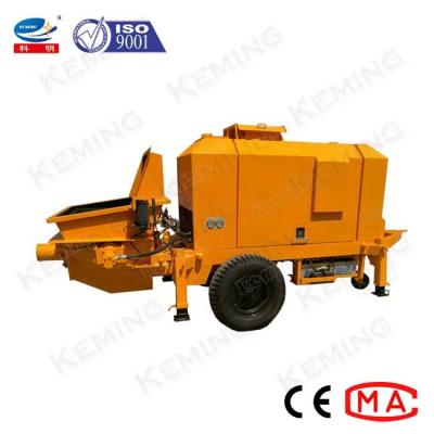 China Full Hydraulic Small Concrete Pump Coal Mine Concrete Mixer Pump for sale