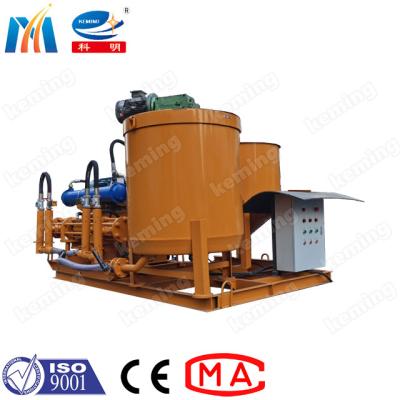 Cina Piston Grout Pump Station With Two Barrels Concrete Cement Mixing Storage Barrel in vendita