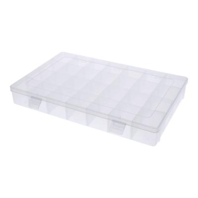 China BST-R659 multifunctional 28 trellis the transparent plastic storage box for sale