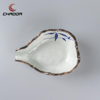 China CHAODA Sustainable Manufacturer Ceramic Lunch Bowls Unique Design Dinnerware Salad Bowl Tableware Enameled Stocked Porcelain Bowls for sale