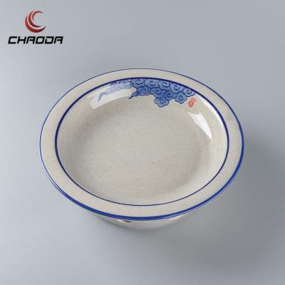 China CHAODA Viable Wholesale Tableware Ceramic Dish Set For Restaurant Kitchen Porcelain High Quality Stoneware Serving Dishes Suits for sale