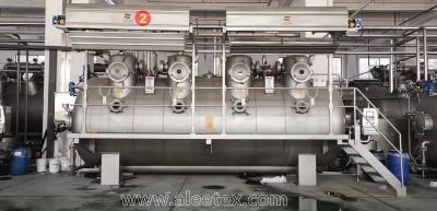 China Overflow Dyeing Machine Steam Heating 500KG HTHP Yarn for sale