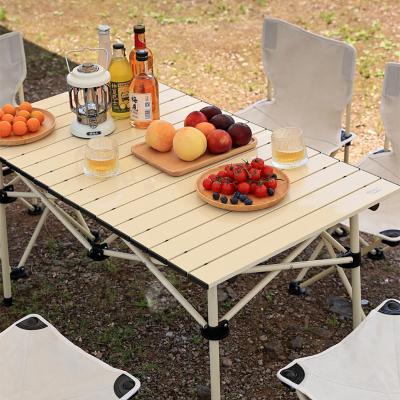 China Portable Wholesale Cheap Camping Aluminum Folding Lightweight Table for sale