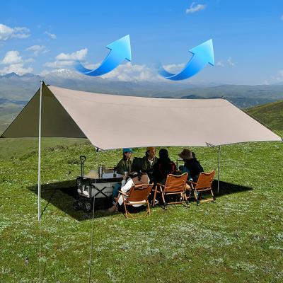 China Tube type tent stake wholesale cheap custom printed beach tarp tent ultralight waterproof for sale