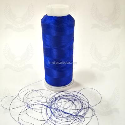 China Sustainable 100% Viscous Rayon Embroidery Thread Dyed 120D/2 Small Cone 4000M 2500M for sale