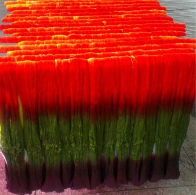 China Low Shrinkage Gap Dyed (Multi Colors) 100% Bright Viscous Rayon Embroidery Thread for sale