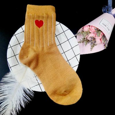 China Wholesale QUICK DRY custom heart logo 100 cotton design thongs sporty custom socks ladies for sale