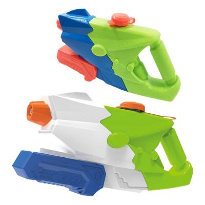 China Attractive Hot White Blue Color and Safety Material Factory Wholesale Price Children Play Summer Beach Bath Air Pressure Water Gun Squirt Toys 950ml Water Gun for sale