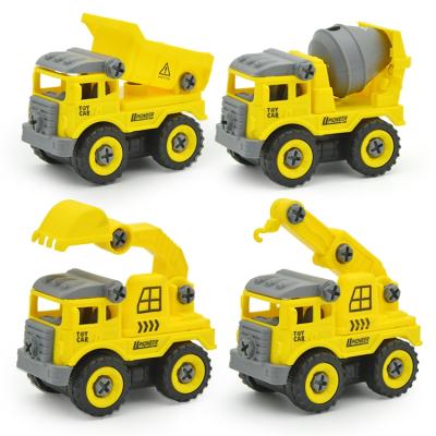 China Intelligence Development Competitive Price China Manufacture Funny Educational Building Block Bricks DIY Toys Assemble Construction Truck Car For Kid for sale