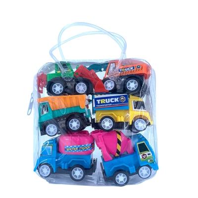 China Moderate in size high quality dropshipping Most Popular Mini Truck Children's Car Toys Bag Package Simulation Engineering Vehicle Toy Car Set for sale