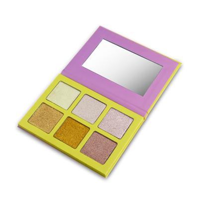 China Makeup Highlighter Bar Palette Facial Brighten Pressed Powder Shimmer Highlighter Bar Makeup Private Label HP06 for sale