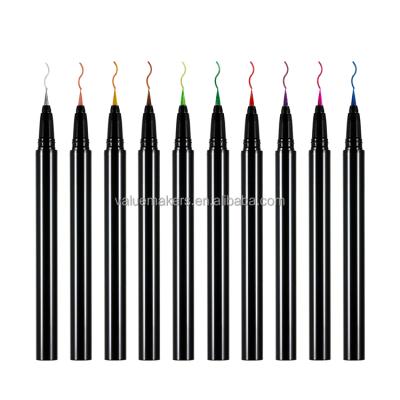 China 10 Waterproof Shade Eyeliner Wholesale Cheap Pen Colored Eyeliners Vegan Waterproof for sale