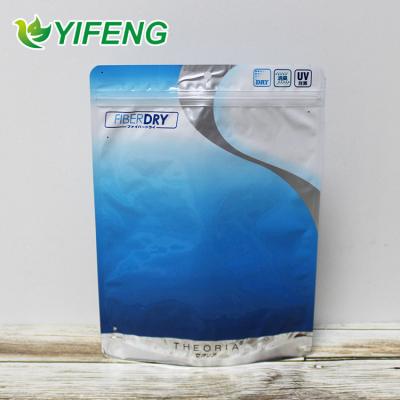 China Moisture Proof Stand Up Fabric Gaiters Zip Lock With Zipper Top Grade Poly Plastic Packaging Bags For Garment for sale