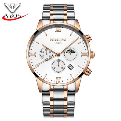 China Wholesale Wholesale Chronograph NIBOSI 2325 Real Chronograph Watch NIBOSI Branded Watch Dropshipping for sale