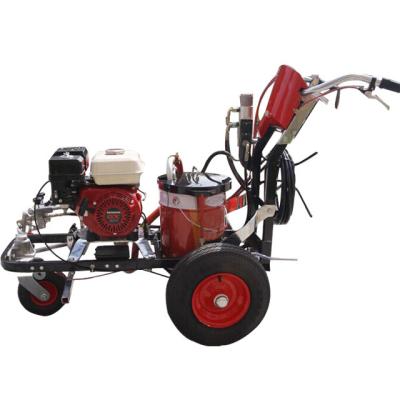 China Parking lot striping machine hand-pushed paint road marking machine for sale