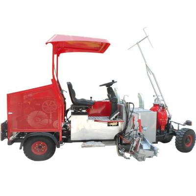 Cina Thermoplastic Pavement Painting Automatic Thermoplastic Road Line Road Marking Machine in vendita