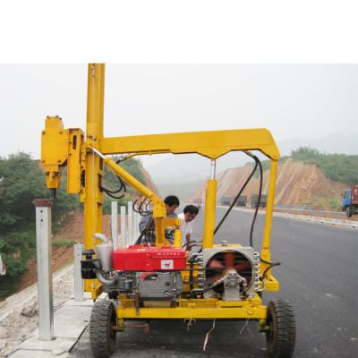 China 2021Hot Sale hydraulic Guardrail Installation Excavator Pile Driver for sale