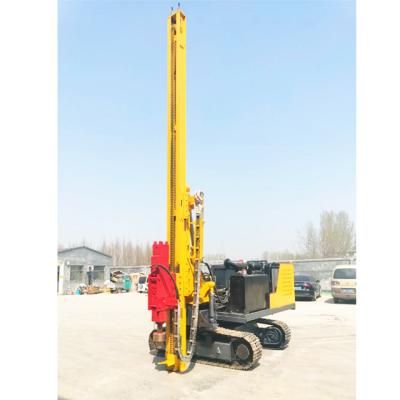 中国 Hydraulic solar project post installation highway guardrail pile driver 販売のため