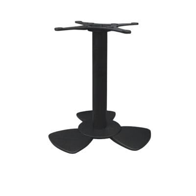 China Durable Stable Unique Design Furniture Metal Dining Table Base Hotel Table Steel Legs for sale