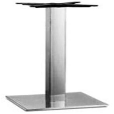 China Durable Material Modern Durable Strong Chrome Steel Table Bases With Square Base Cross Tray for sale