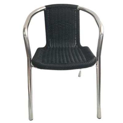 China Durable Outdoor Chairs Single Tube Rattan Chair Low Price Rattan Chairs for sale