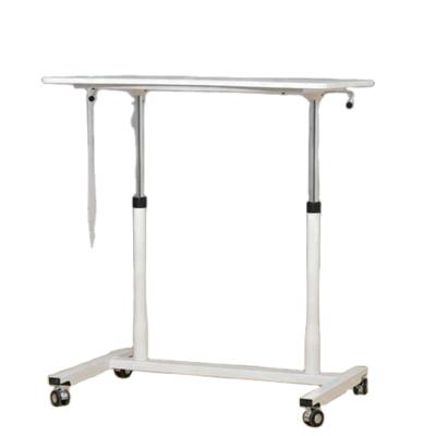 China (Height) 2021 Hot Sale Office Furniture Adjustable Gas Lifting Height Adjustable MDF Table Desk for sale