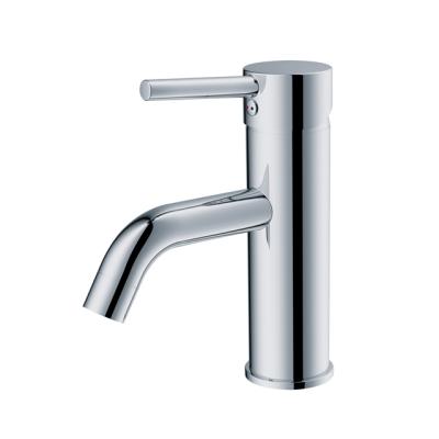 China Watermark CE CUPC WRAS Brass Metered Brass Basin Mixer Tap Chrome Bathroom Basin Mixer Tap for sale