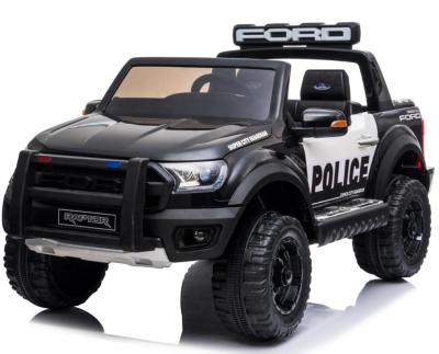 China Ride On Toy FUN POLICE Ride On Car For Kids Ranger Raptor Licensed Electric Ford Double Seat Kids Toy for sale