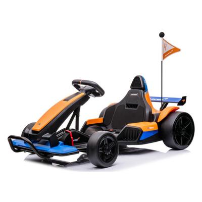 China Front EVA Rolls New Official 24V McLaren Electric Kids Ride On Go Kart for sale