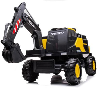 China Ride On Toy VOLVO Licensed Electric Ride On Excavator For Kids Children Electric Car for sale