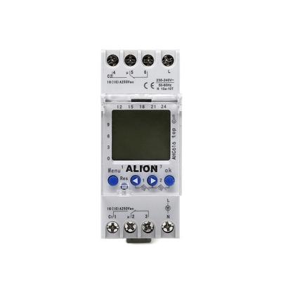 China ALION AHC616 DIN Rail LCD 2 Channels Yearly Digital Timer, Time Switch Manufacturers AHC616 for sale