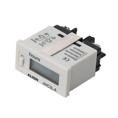 China ALION AHC3L 12V 24V 220V Digital Hour Meter Sealed White Counter for sale