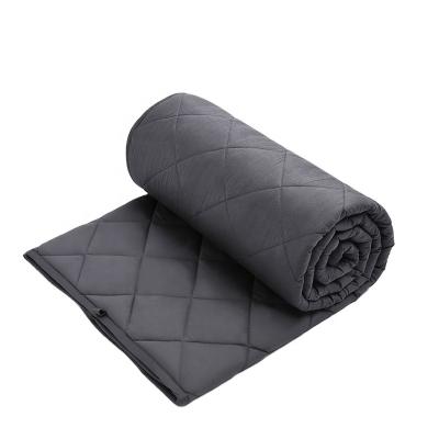 China Wholesale Custom 100% Anti-Static Organic Cotton Weighted Blanket Sensory Worry Weighted Blanket 15lbs Weighted Blanket For Kids for sale