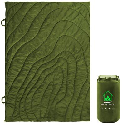 China 2022 Anti-Static Best High Quality Recycled Waterproof Custom Puffy Camping Down Outdoor Blanket To Increase Picnic for sale