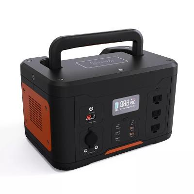 China Fireproof PC+ABS Rubber finish Factory Price 1000W LiFePO4 Super Fast Charge Home Use Portable Power Station Power Generator for Outdoor Medical for sale