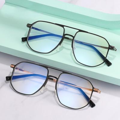 China Square Square Vogue Optical Glass Titanium Optical Square Lenses Frames Optical Eyewear for sale