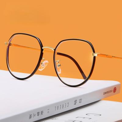 China Newest round Tr90 frame for wholesales anti blue light glass anti blue light blocking glasses shape glasses for sale