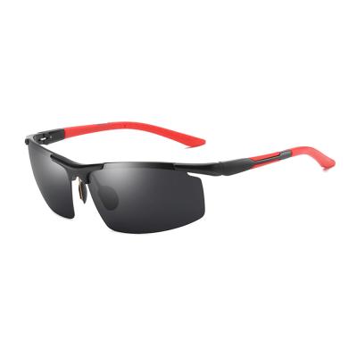 China Others 2021 Polarized Men's Sports Sunglasses Anti-glare Magnesium Alloy Aluminum Sunglasses for sale