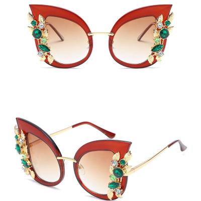 China Fashion Sunglasses Brand Luxury Sunglasses Stretching Boho Sunglasses Metal Frame Butterfly Sunglasses for sale