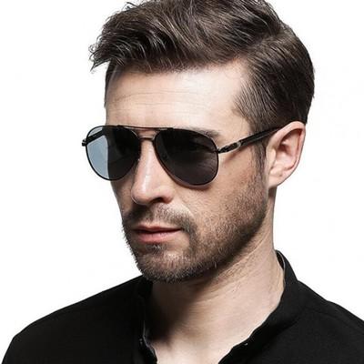 China Fashion sunglasses color men's sunglasses with thick gold metal frame metal sunglasses for sale