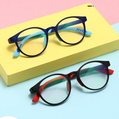 China Fashionable Colorful Blue Light Weight Anti Glass Eyeglasses Kids Optical Frame TR90 Optical Frame for sale